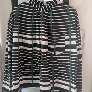 NWT Du Paradis stepped cropped top size L